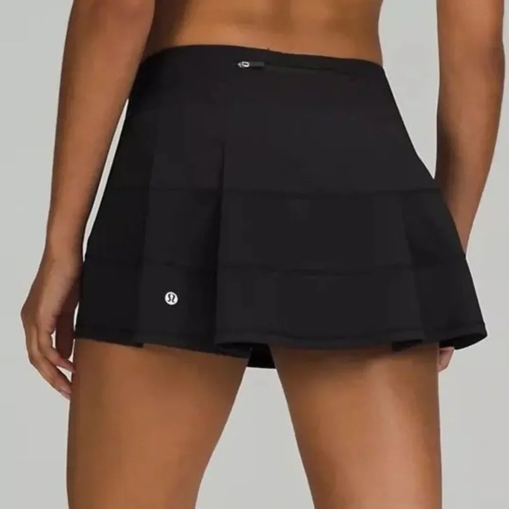 LULULEMON Women's EUC black Pace Rival tennis Skirt Skort - size 10